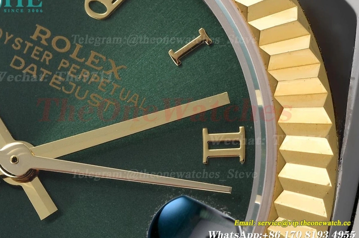 Rmn YG Green SS MY8215 31mm Datejust 278273 GDF 0316